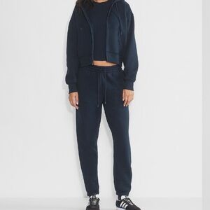 Cozy Sweatfleece Boyfriend Boxy Zip Hoodie